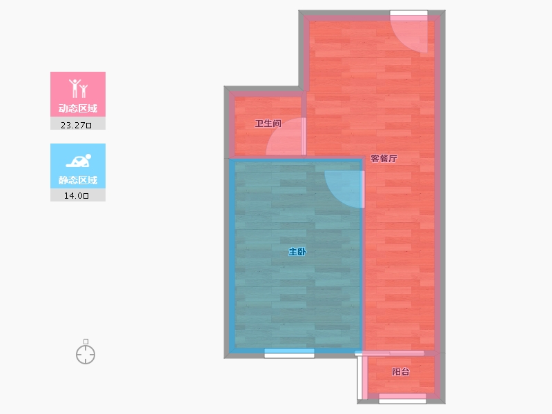 天津-天津市-堤北里-33.30-户型库-动静分区