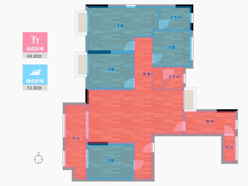 江西省-赣州市-时代新城-108.18-户型库-动静分区