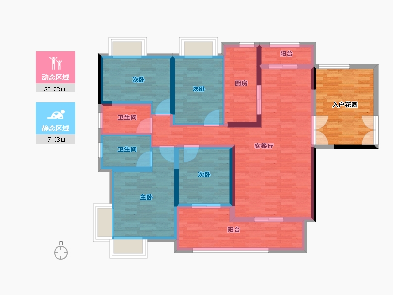 江西省-上饶市-锦绣润达-109.41-户型库-动静分区