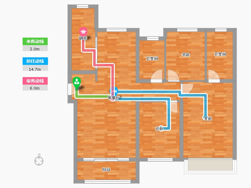 山东省-济南市-12-95.37-户型库-动静线