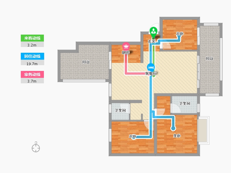 四川省-乐山市-滟澜洲-98.20-户型库-动静线