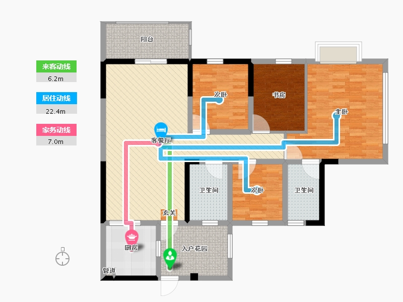 四川省-成都市-海骏达希顿公馆-108.82-户型库-动静线