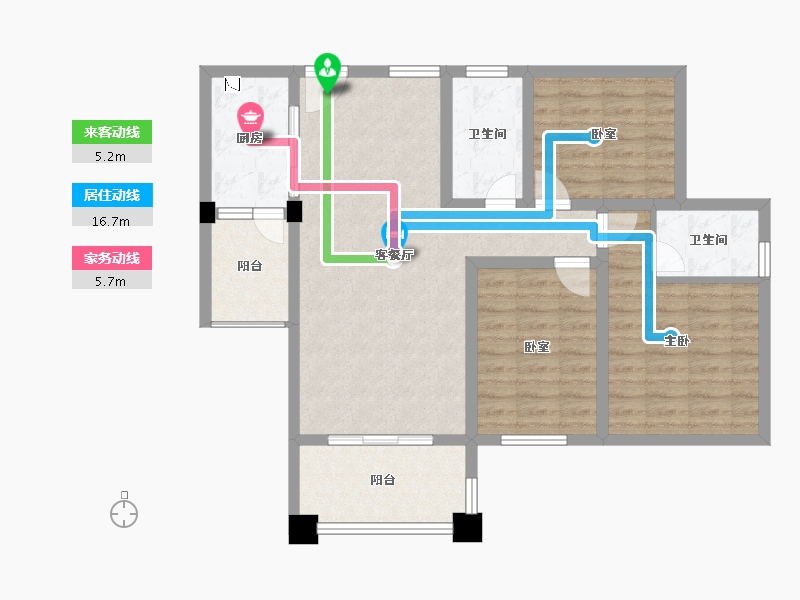 海南省-儋州市-建业・君邻大院-89.76-户型库-动静线