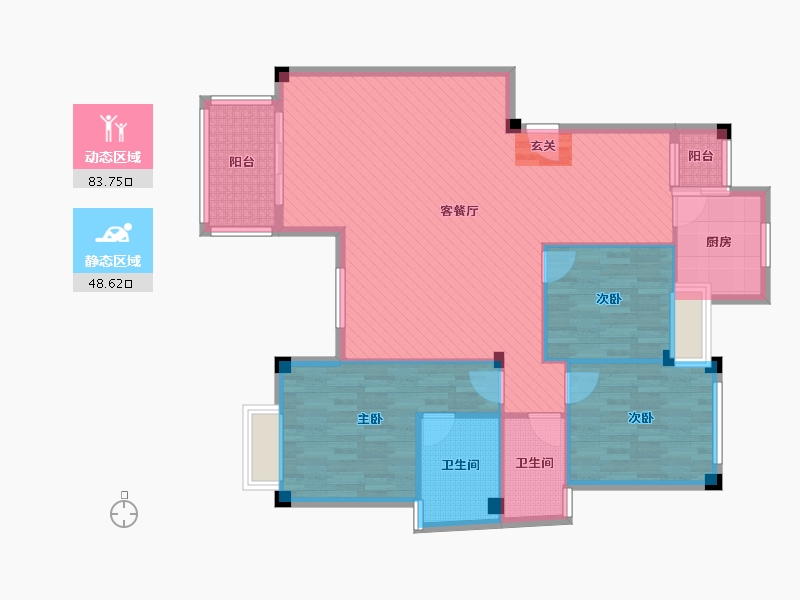 江西省-赣州市-九天御景-120.15-户型库-动静分区