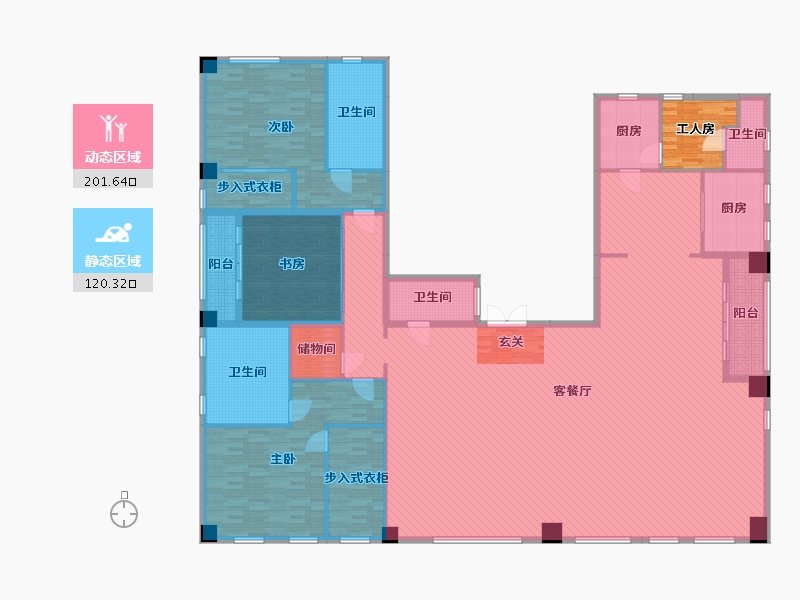 山东省-济宁市-玖玺-303.63-户型库-动静分区