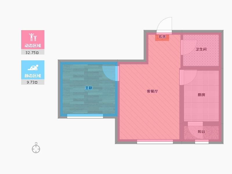 黑龙江省-哈尔滨市-香林名苑-36.12-户型库-动静分区