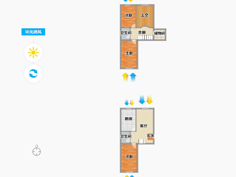 黑龙江省-齐齐哈尔市-联通名苑-117.35-户型库-采光通风