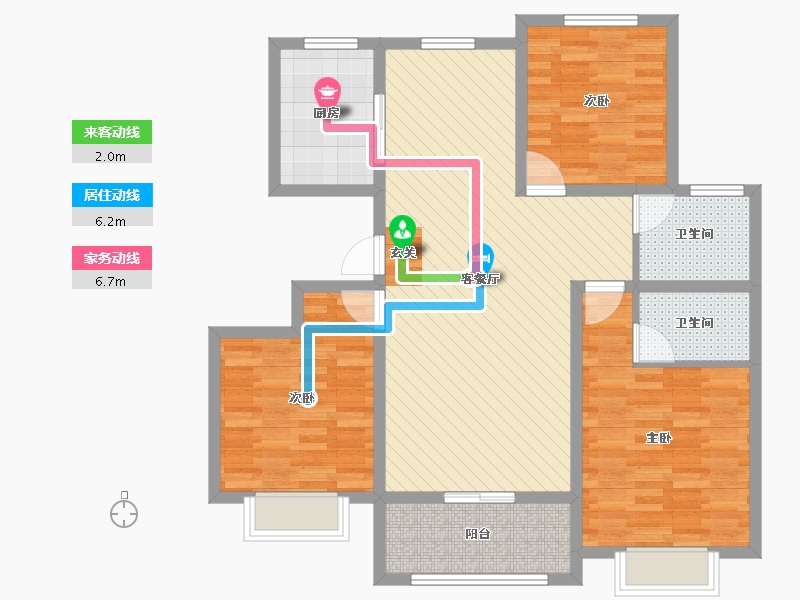 河北省-邯郸市-温泉小镇-98.14-户型库-动静线