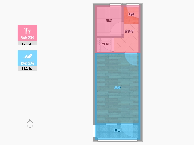 天津-天津市-景兴西里-24.27-户型库-动静分区