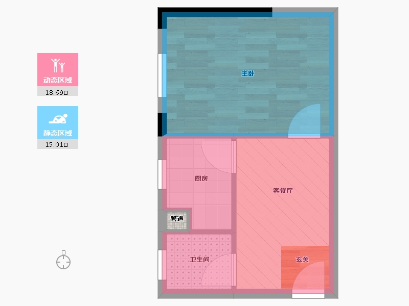 广东省-广州市-天马河公馆二期水岸峯景-29.95-户型库-动静分区