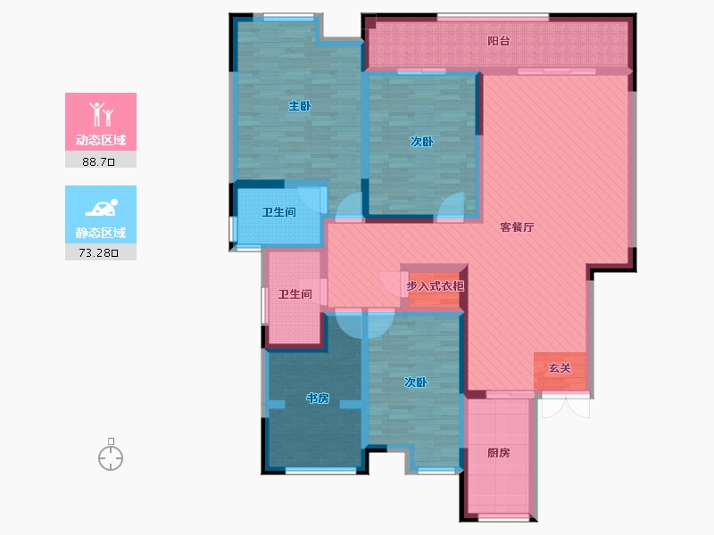 河南省-平顶山市-建业十八城-141.67-户型库-动静分区