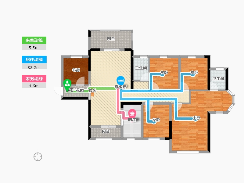 广西壮族自治区-钦州市-咸亨康桥-114.43-户型库-动静线