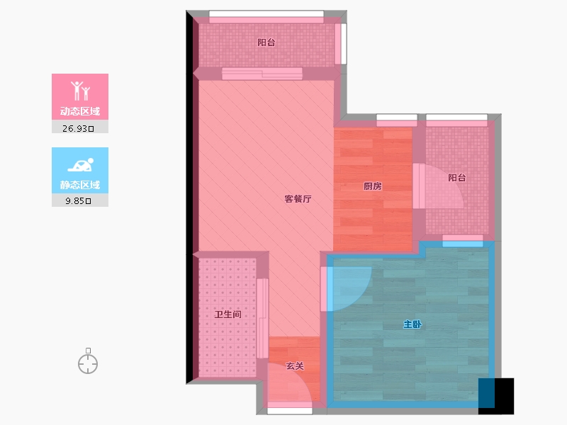 广西壮族自治区-南宁市-云星钱隆首府-30.64-户型库-动静分区