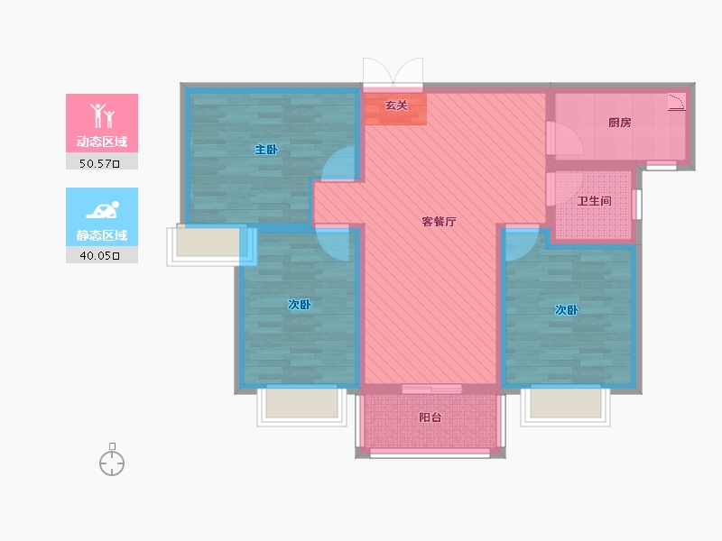 河南省-安阳市-银河湾-79.00-户型库-动静分区