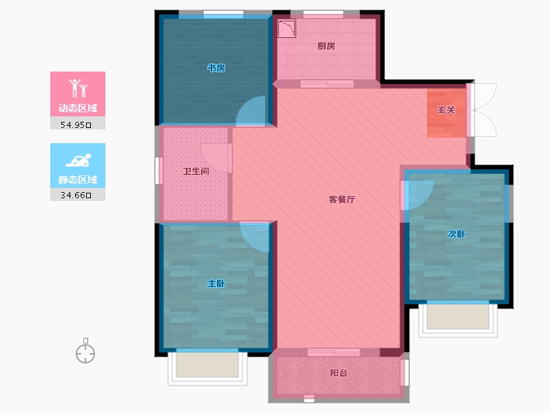 山东省-烟台市-中青君上-79.00-户型库-动静分区