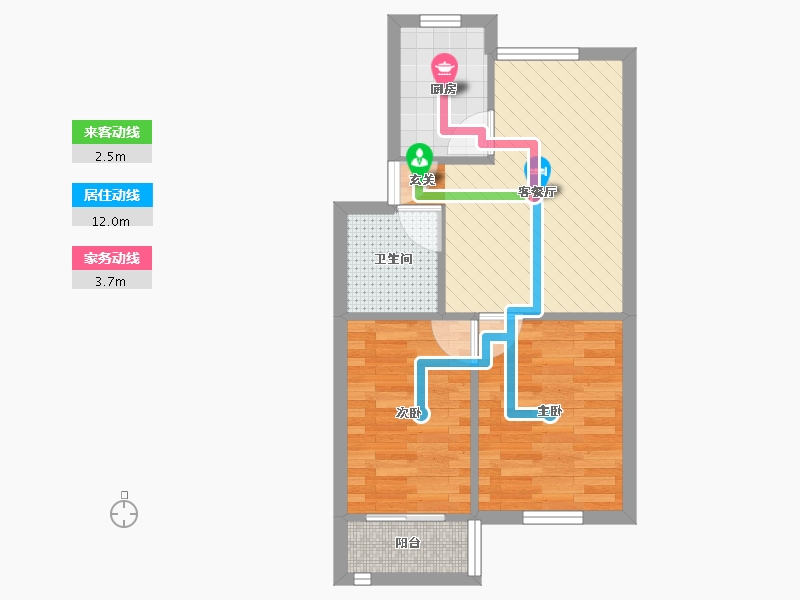 浙江省-杭州市-广德小区-46.01-户型库-动静线