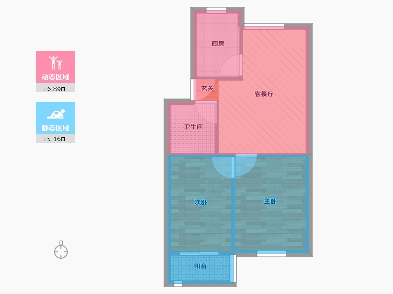 浙江省-杭州市-广德小区-46.01-户型库-动静分区