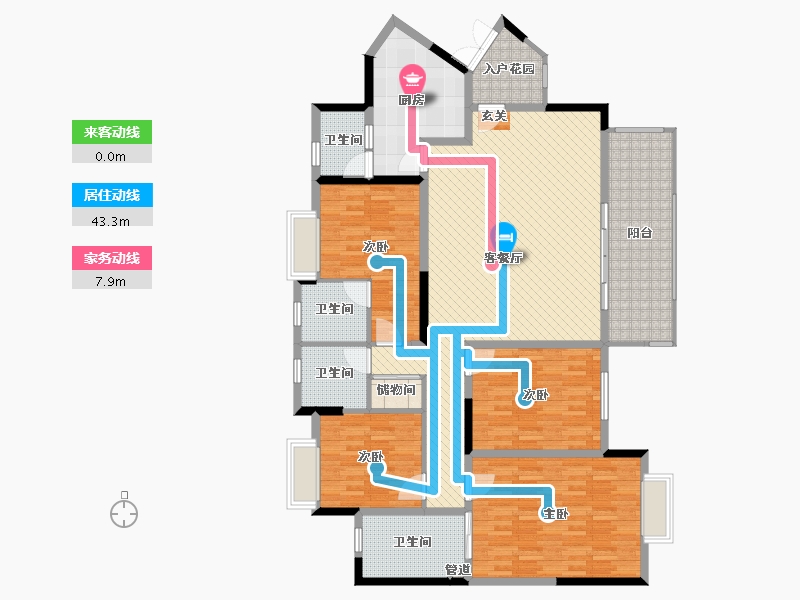 四川省-成都市-新鸿基悦城2期-161.30-户型库-动静线