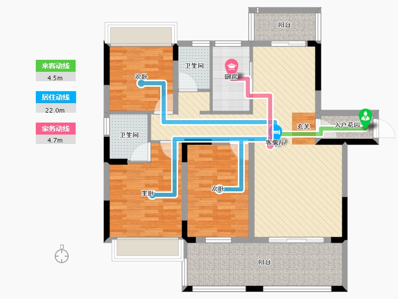 江西省-赣州市-桃李春天-98.15-户型库-动静线