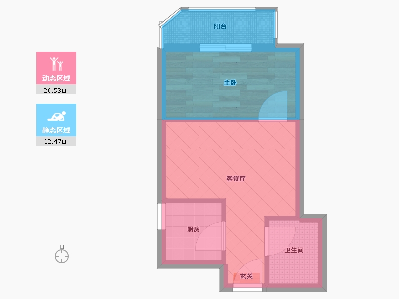 北京-北京市-西现代城-28.31-户型库-动静分区