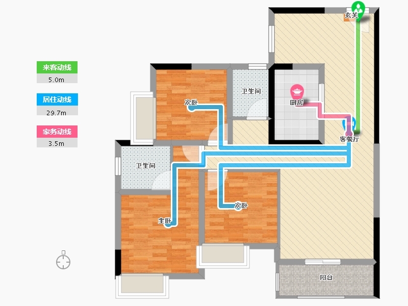 四川省-内江市-和都国际-二期-92.24-户型库-动静线