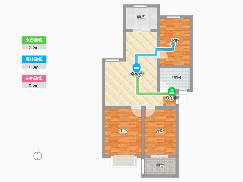 山西省-运城市-西港佳园-77.41-户型库-动静线