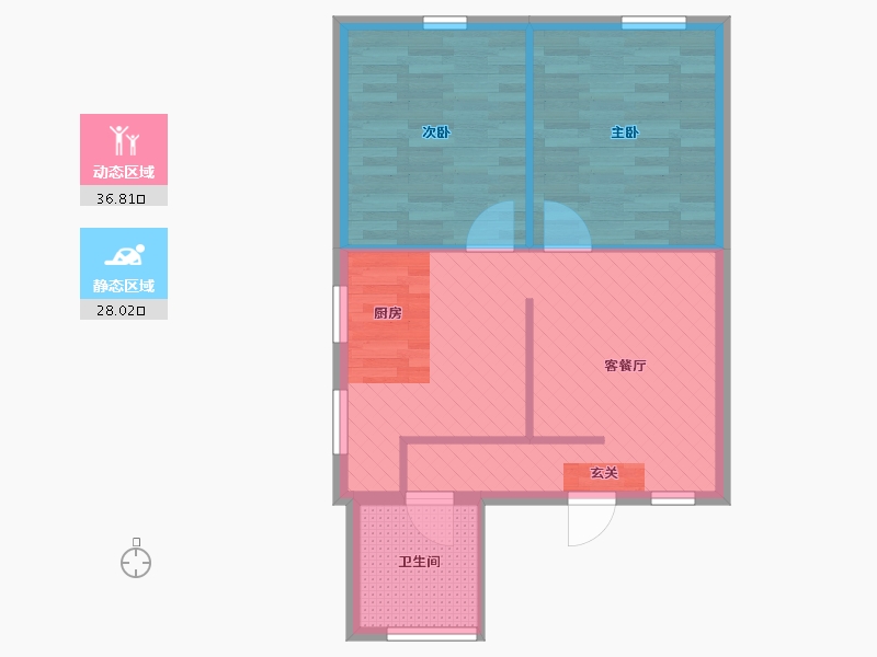 河南省-濮阳市-南乐-58.12-户型库-动静分区