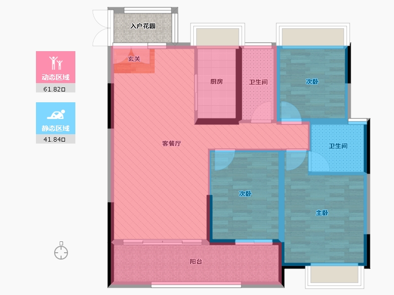 江西省-赣州市-龙溪湾一号-94.19-户型库-动静分区