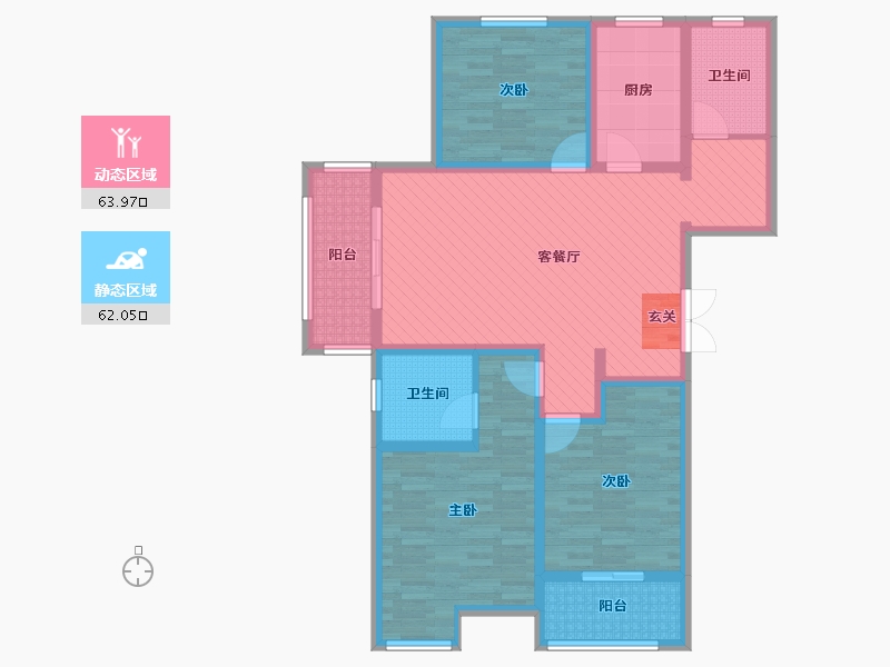 河南省-焦作市-大唐名村-110.00-户型库-动静分区