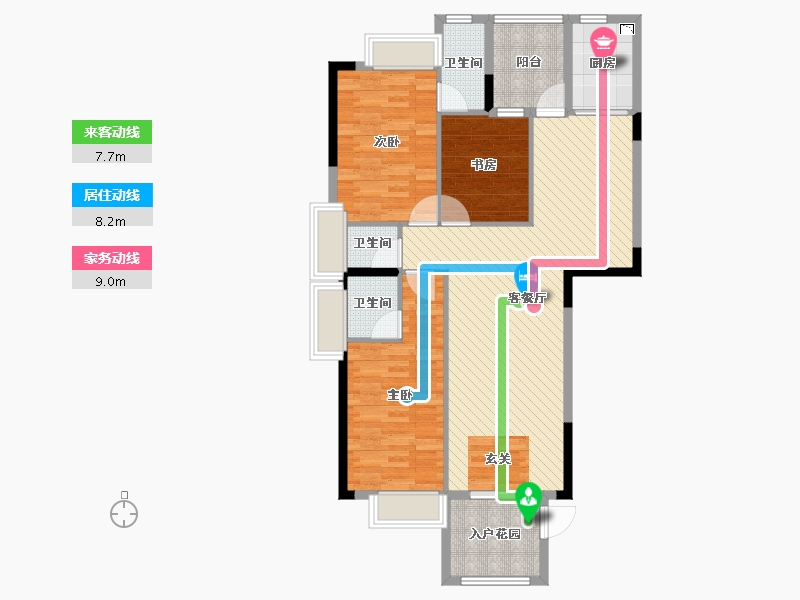 广东省-汕头市-联泰香域滨江-99.61-户型库-动静线