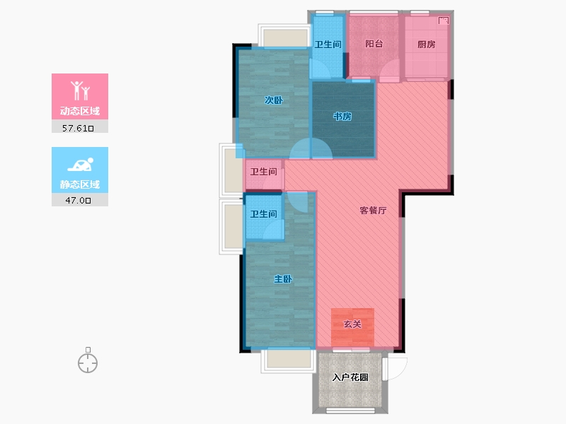 广东省-汕头市-联泰香域滨江-99.61-户型库-动静分区