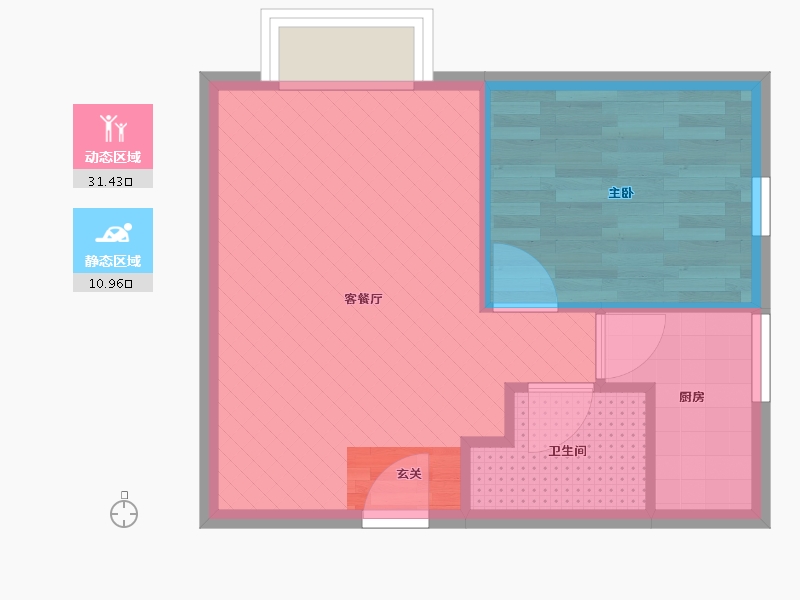 北京-北京市-华纺易城-37.74-户型库-动静分区