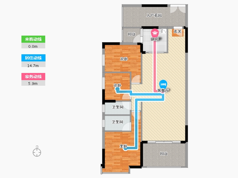 广东省-汕尾市-御景华府-115.95-户型库-动静线