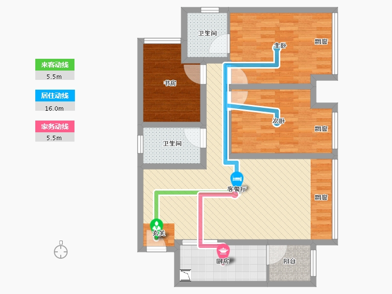 四川省-遂宁市-尚城澜庭-80.92-户型库-动静线