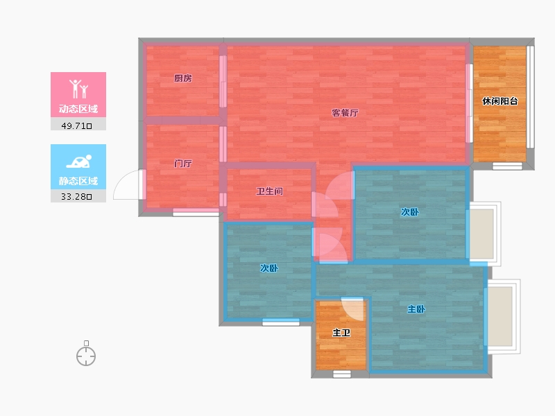 广东省-深圳市-融域名城-84.23-户型库-动静分区