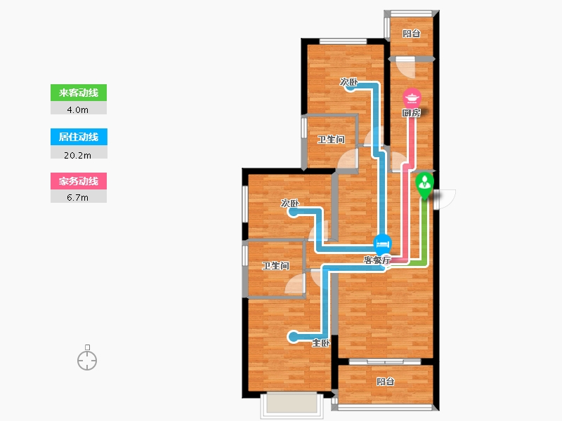 河南省-周口市-恒大名都-87.19-户型库-动静线