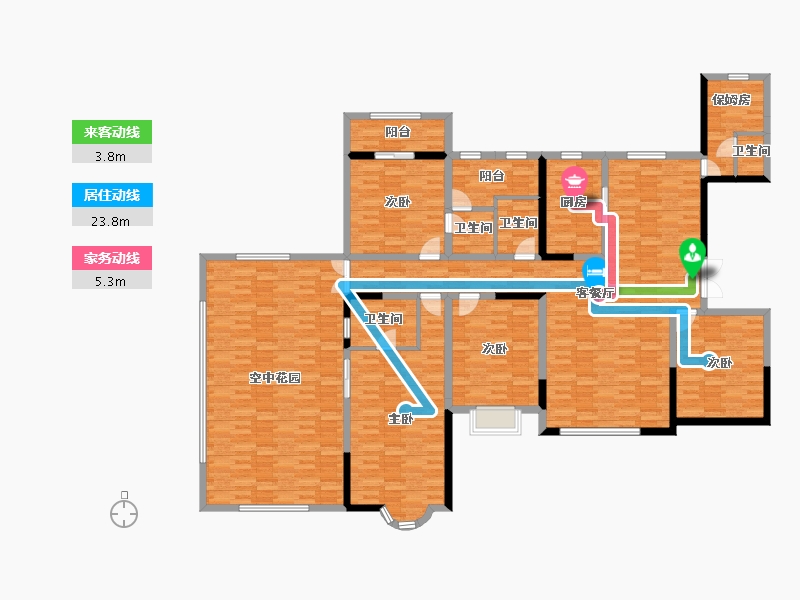 陕西省-商洛市-江南世纪城-210.18-户型库-动静线