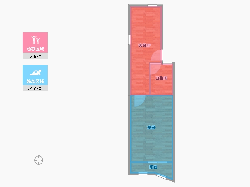 上海-上海市-高境二村-42.08-户型库-动静分区