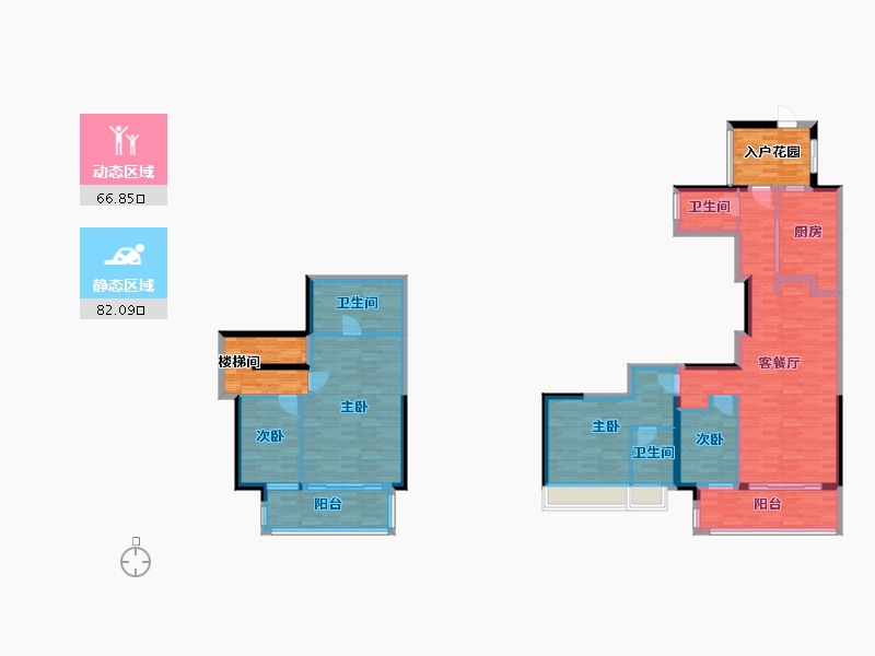 广东省-广州市-保利和光晨樾-148.92-户型库-动静分区