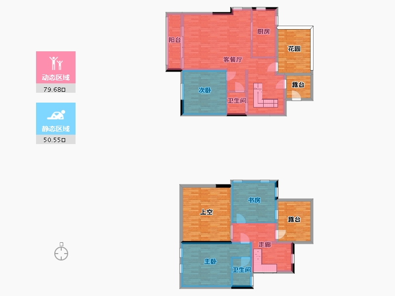 广东省-珠海市-佳兆业御金山-159.38-户型库-动静分区