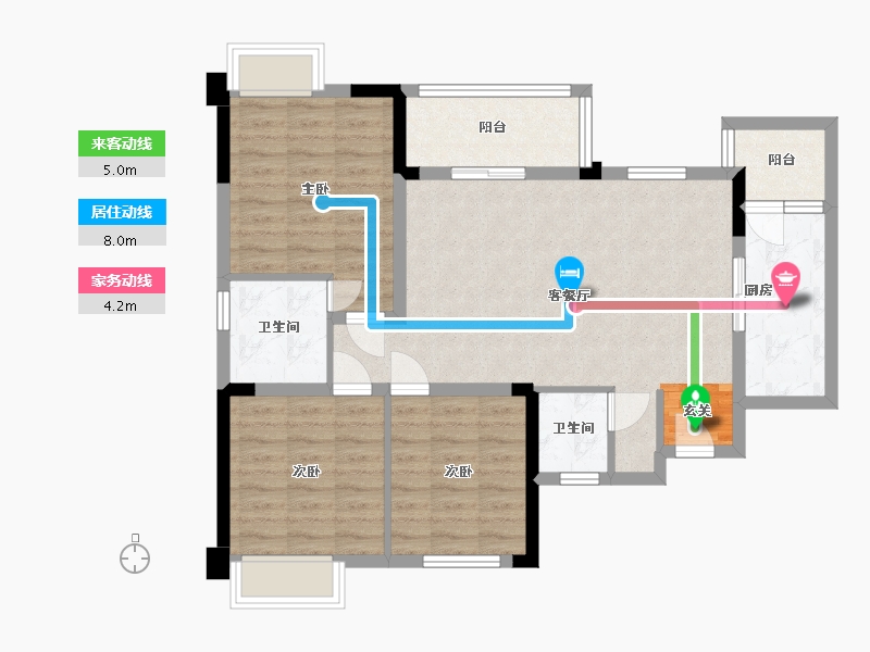 四川省-成都市-润扬19-87.91-户型库-动静线