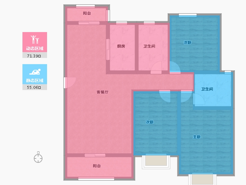 甘肃省-兰州市-综保名苑-112.38-户型库-动静分区