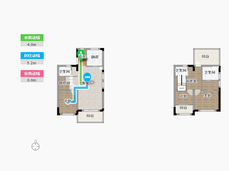 上海-上海市-光明�庐-96.00-户型库-动静线