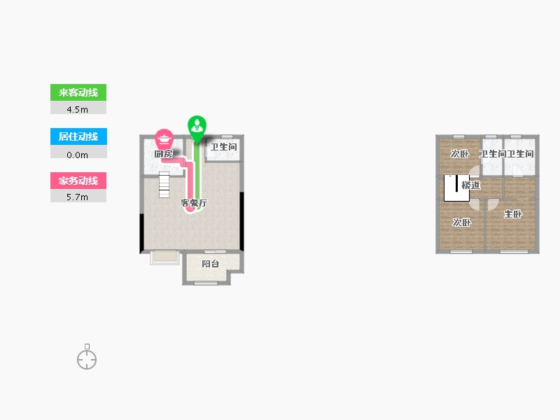 江苏省-苏州市-正荣悦棠湾-122.00-户型库-动静线