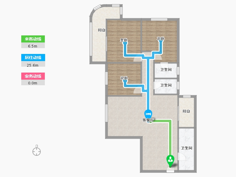 福建省-厦门市-永同昌大厦-109.36-户型库-动静线