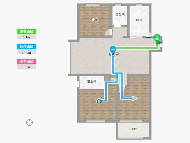 山东省-临沂市-格瑞斯小镇-110.00-户型库-动静线