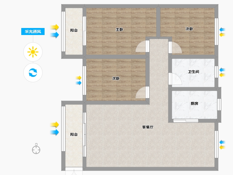 河南省-三门峡市-海洋金盾园-94.21-户型库-采光通风