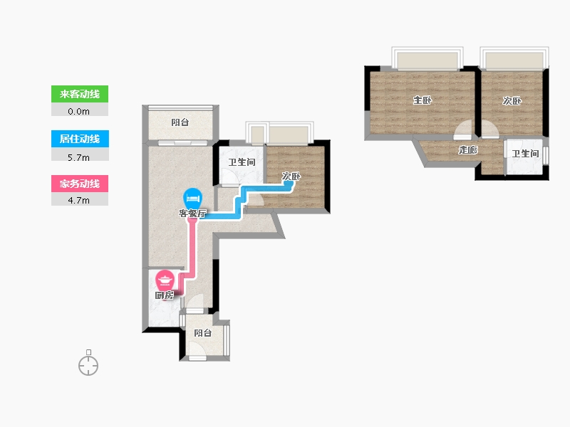 广东省-广州市-保利阅云台-72.98-户型库-动静线