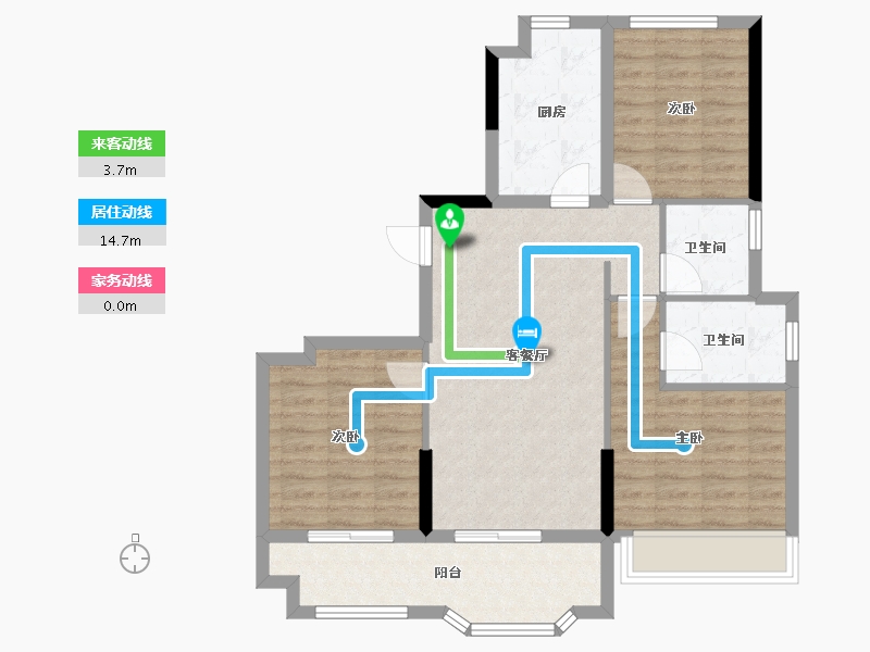 福建省-南平市-雅颂-85.59-户型库-动静线