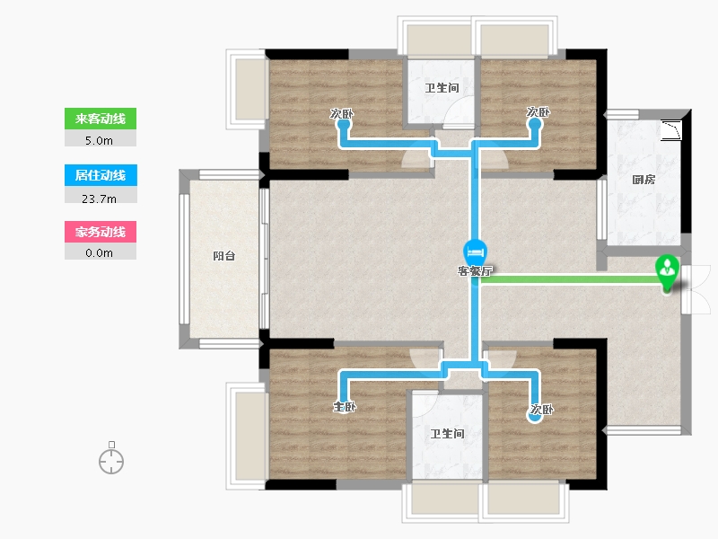 广东省-河源市-东方国际-103.93-户型库-动静线